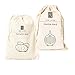 Bolsa de patata y bolsa de cebolla | Material de lino y algodón | Producto ecológico | por New Living | Bolsa de almacenamiento de alimentos | 26 * 38