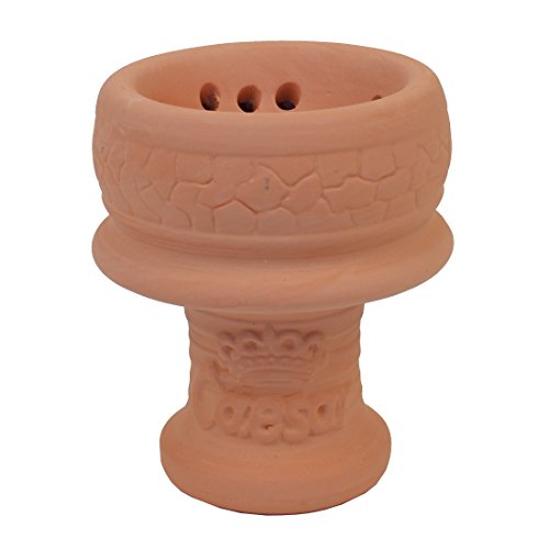 Caesar Kaminkopfset für Shisha - CBH-003 I Edelstahl Kaminaufsatz mit Griff + Tonkopf Set für Wasserpfeifen – Bild 3