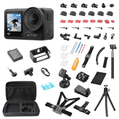 Image of DJI Osmo Action 4 Waterproof Action Camera Bundle, 1 /1.3 inch Sensor