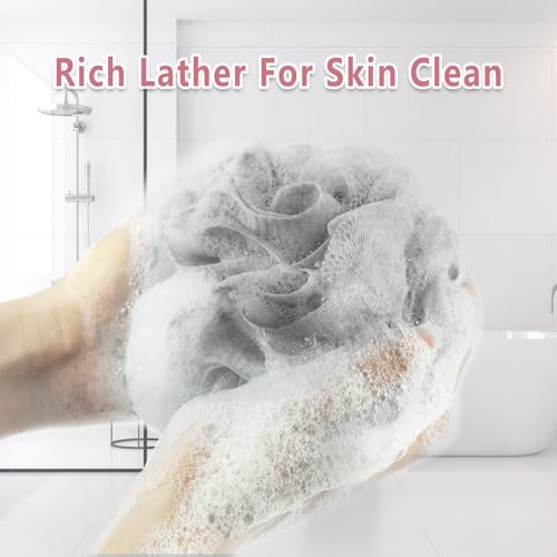 Rnoafmu Shower Loofah Bath Sponge, 60G Loofah Exfoliating Body Scrubber thumb #4