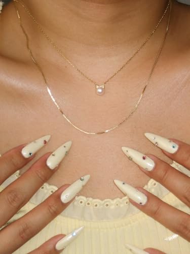 14K Gold Plated Sterling Silver AAA+ Freshwater Cultured Pearl Cat Pearl Pendant2