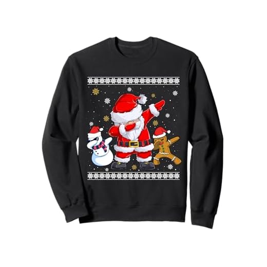 Bonhomme de neige du Père Noël Dabbing Sweatshirt