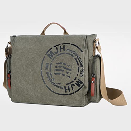 Men's retro shoulder bag Korean canvas shoulder bag men's messenger bag2