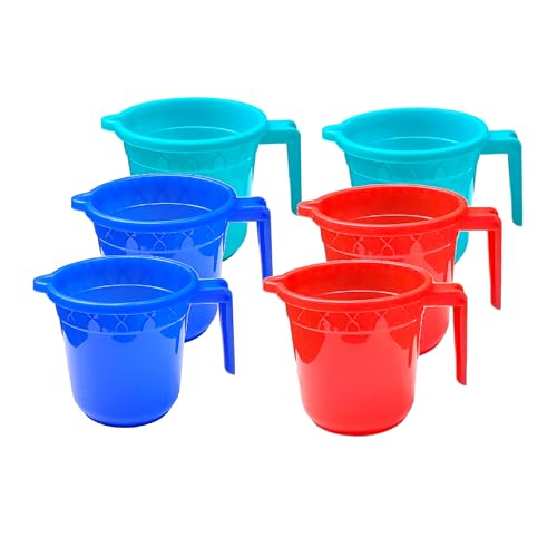 Image of Plastic Bathroom Mug (Pack of 6)