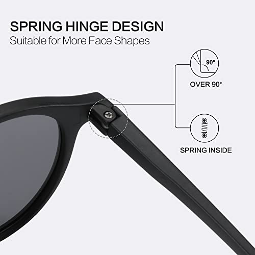 Image of ZENOTTIC Polarized Round Sunglasses, Stylish Sunglasses for Men and Women Retro Classic, Multi-Style Selection