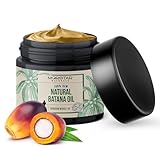 Morstar Raw Batana Oil from Honduras | Dr. Sebi Recomended | Unrefined, Organic and Natural - Promotes Hair Growth and Thickness for Men & Women, 100% Pure, 3.4 OZ | 1 Month Supply