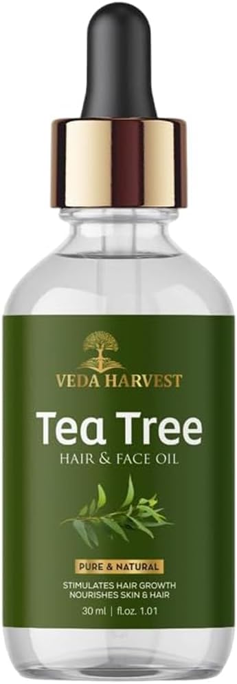 Tea Tree Essential Oil 30ml for Acne, Skin & Hair Care | Anti-Dandruff, Pimpl...