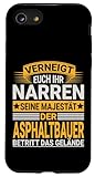 Asphaltbauer Design für einen Straßenbauer Hülle für iPhone SE (2020) / 7 / 8