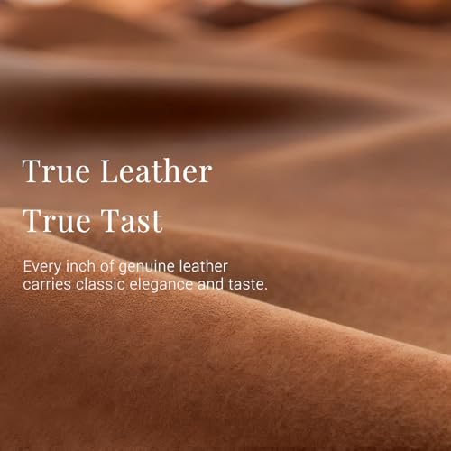 Image of CoBak Genuine Leather Car Registration and Insurance Holder | Luxury Vehicle Glove Box Organizer, Premium Auto Document Case with Magnetic Closure for License, Cards & Papers
