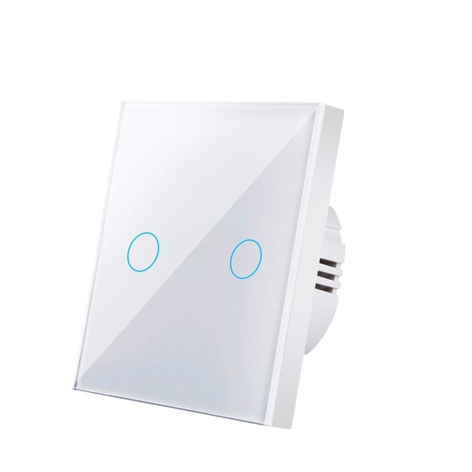 Interruptor de luz de Pared Interruptor de Pared, Panel de Pared de Cristal Templado estándar, Interruptor táctil for luz, Sensor indicador Led, botón eléctrico 1/2/3 220V(ZS WW002Y)