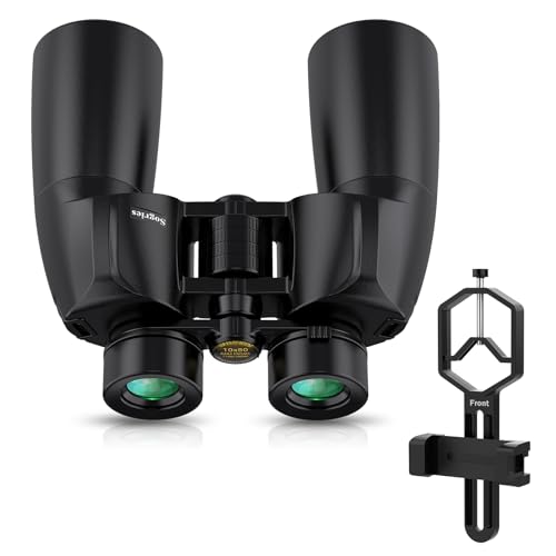 Binoculares 10x50 Potentes con Adaptador para Teléfono miniatura 1