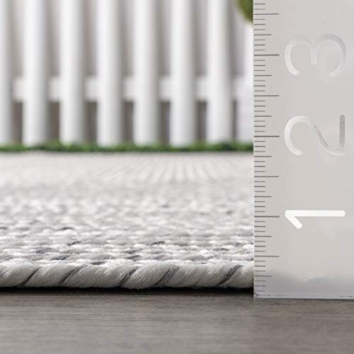 Nuloom Wynn Braided Indoor/Outdoor Area Rug, 12' X 15', Ivory #TOP1