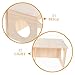 BESPORTBLE Wooden Multi-Room Hamster Hideout Detachable Maze House for Small Animals Includes Tunnel and Platform for Hamsters Mice and Guinea Pigs