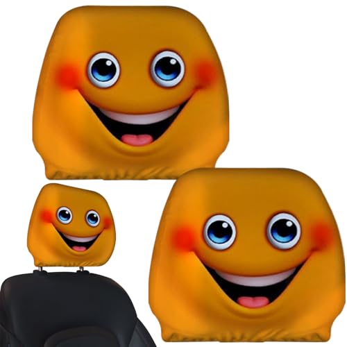 Genérico Protectores para reposacabezas de automóvil: 2 Piezas, Fundas para reposacabezas de automóvil de Calidad, diseño de de Almohada de Broma Protectora definitiva | Cubierta Protectora versá