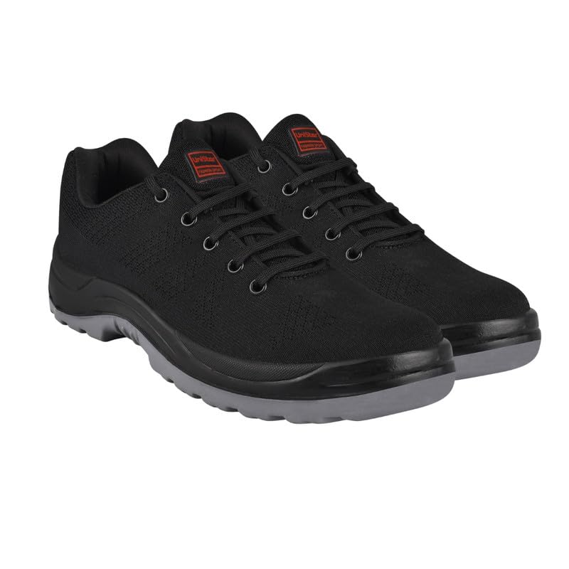 Unistar Lightweight Black Safety Shoes with PVC Double Density Sole for Men (B0C9ZNSFXP) Amazon Price History, Amazon Price Tracker