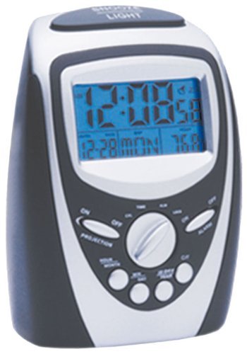 Precision PREC0094 Réveil Radio-piloté avec Projection 7 Couleurs