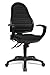 Produktbild Topstar Bürodrehstuhl Flex Point SY schwarz mit Flügel-Armlehne schwarz - Doppelrollen-Set für Teppichböden