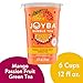 Joyba Bubble Tea Mango Passion Fruit Green Tea, 6 Pack, 12 fl. oz. Cups