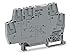 WAGO 859-730 DIN Rail Mount Terminal Block, Optocoupler, 5 Positions, 28 AWG, 14 AWG, 2.5 mm?, Clamp, 3 A
