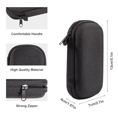 Tasche für KardiaMobile 6L,Tragetasche Kompatibel für KardiaMobile EKG Monitor,Herz-Monitor-Tasche,Schutzhülle Reisetasche Hülle für Kardia Mobile 6L EKG (Nur Tasche)