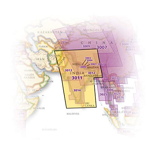 India Adventure Map by National Geographic – Waterproof Travel Map with Roads, Cities & Cultural Sites – Foldable Map for Delhi, Mumbai, Himalayas & ... Map (National Geographic Adventure Map)
