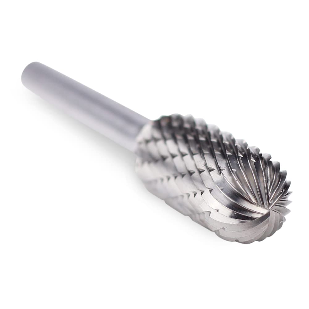 BHA Tungsten Carbide Rotary Burr, SC-1, Double Cut, 1/4 Shank, Die Grinder — Amazon image 7