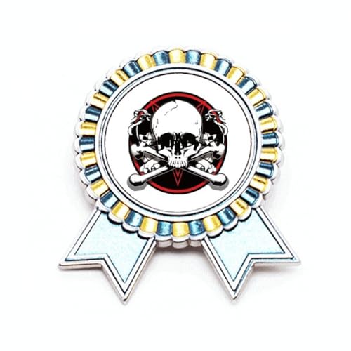 Broche squelette pirate en métal taille M pour badge décoration
