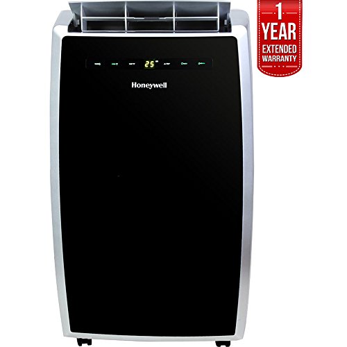 Honeywell 12,000 BTU Portable Air Conditioner with Remote Control Black/Silver (MN12CES) with 1