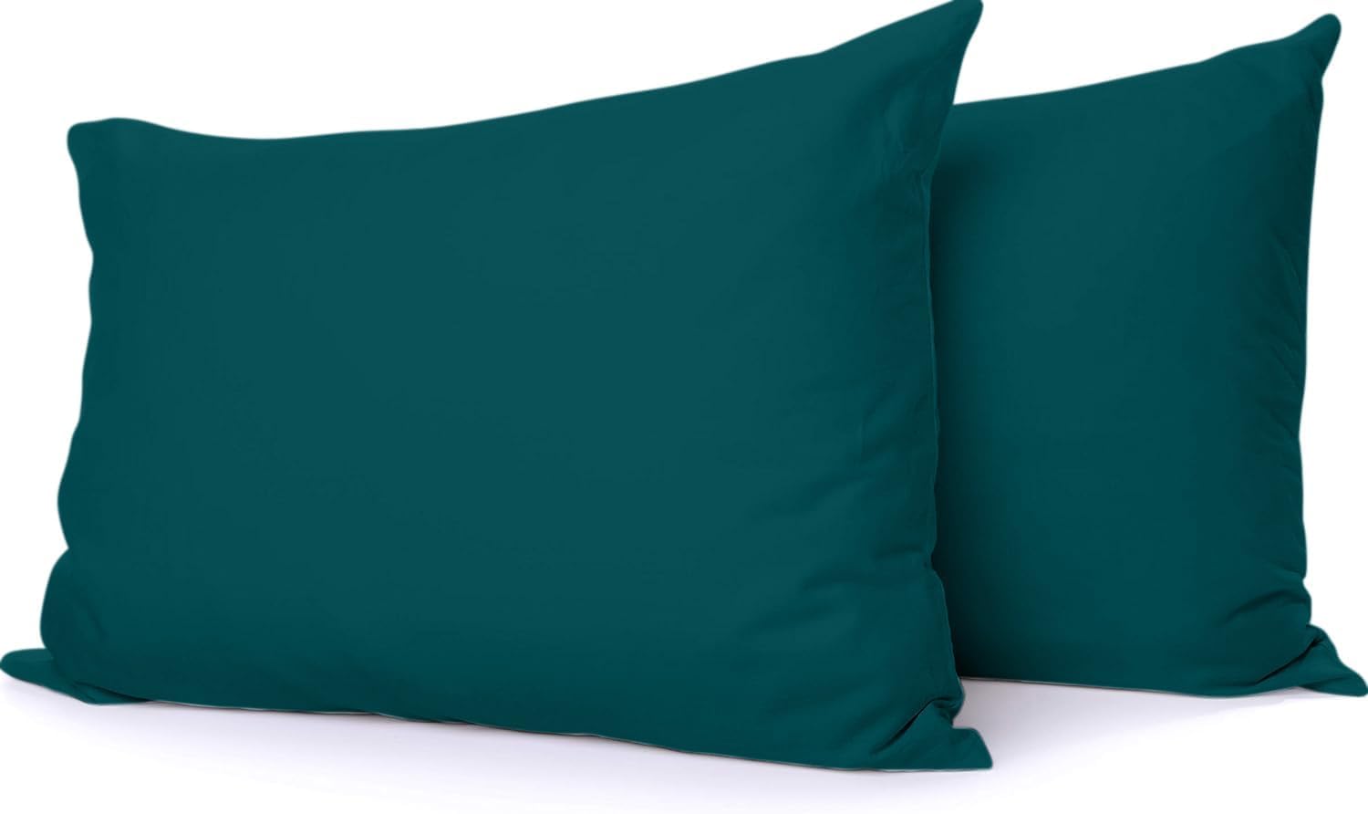 Comfort Beddings Premium Quality 800 Thread Count 100% Egyptian Cotton Envelope Closure Teal Extra Large Pillow Case Pair 22" x 31