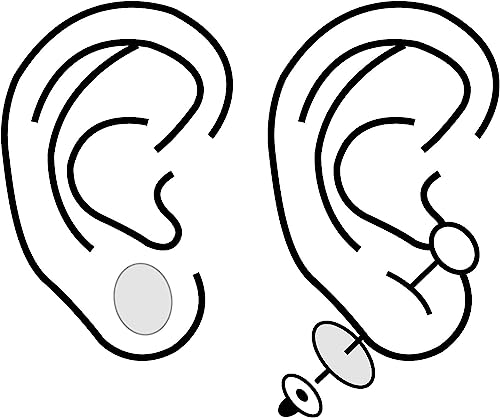 Image of XELYTON Ear Lobe for Support Earrings, Patches Ear lobe Support for Heavy Earring, Invisible Sticker tape, Transparent EarLobe Tapes Ear Lifts Patches (pack of 400)