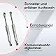Vepagoo 2X Gasdruckdämpfer 200N Original Kesseböhmer Lift-o-Mat Gasdruckfedern Kompressionsfeder Ersatzteil für Kesseböhmer Beschlag