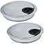 Bright Silver 2pcs