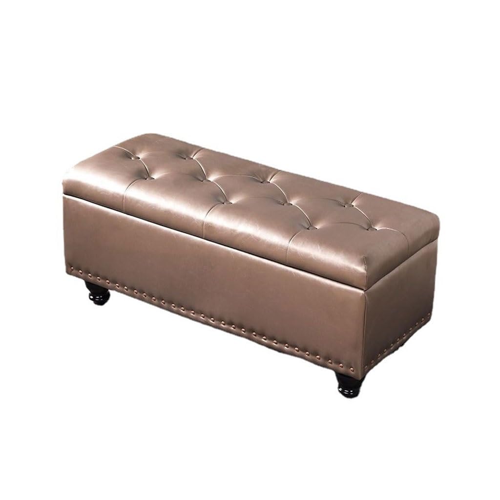 WDSOPK Footstool For Front Door Entrance Shoe-Changing Stool Can Be Used To Sit At The Door, Household Bedside Storage Stool, Long Sofa Stool Storage Stool Outdoor Bench Shoe Be（A-3Dx2Wx1Hcm）