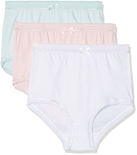 Marlon Victoria Braga Alta, Multicolor (Asstd (Blanco, Rosa, Azul) Asstd (Blanco, Rosa, Azul), 48-50 (Size: 24/26) (Pack de 3) para Mujer