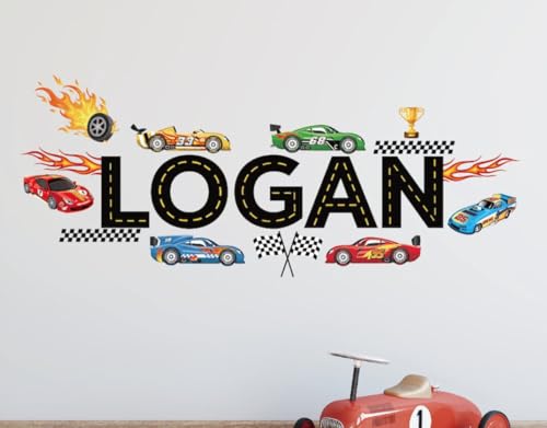 Vinilo Decorativo Cars Personalizado para Cuarto Infantil
