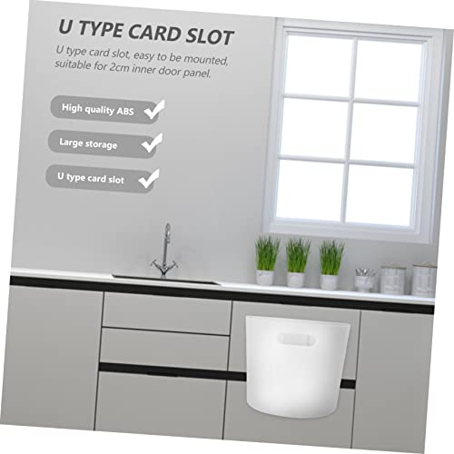Caneca de basura para colgar en pared ULTECHNOVO gris miniatura 6