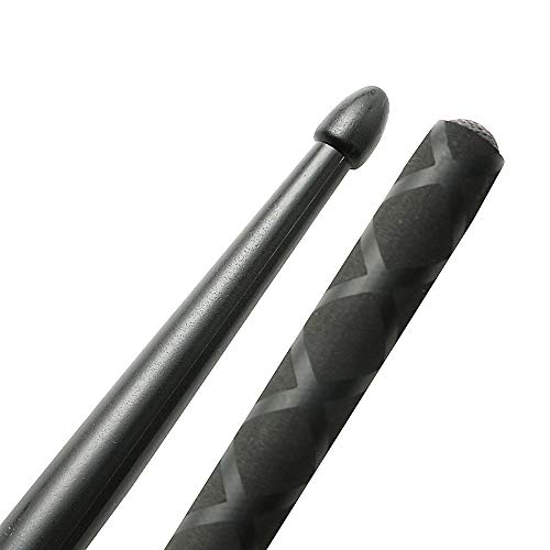 Musfunny Nylon Drum Sticks For Drum Set 5A Light Durable Plastic Exercise Anti-Slip Handles Drumsticks For Kids Adults Musical Instrument Percussion Accessories thumb #3