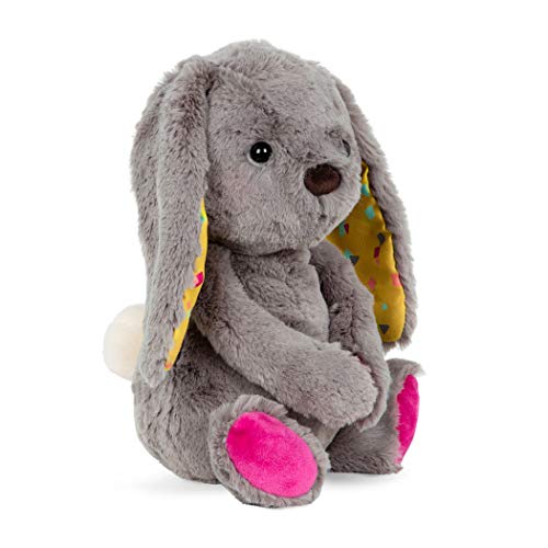 B. Toys By Battat – Happy Hues – Sprinkle Bunny – Huggable Stuffed Animal Rabbit Toy – Soft & Cuddly Plush Bunny – Washable – Newborns, Toddlers, Kids, Multicolor, 12 Inches #TOP4