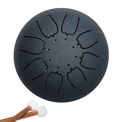 Tambor Steel Tongue Drum 16 cm con accesorios