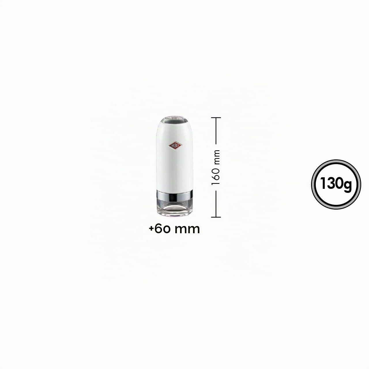 Wesco TABLEWARE Pfeffermühle / Salzmühle schwarz