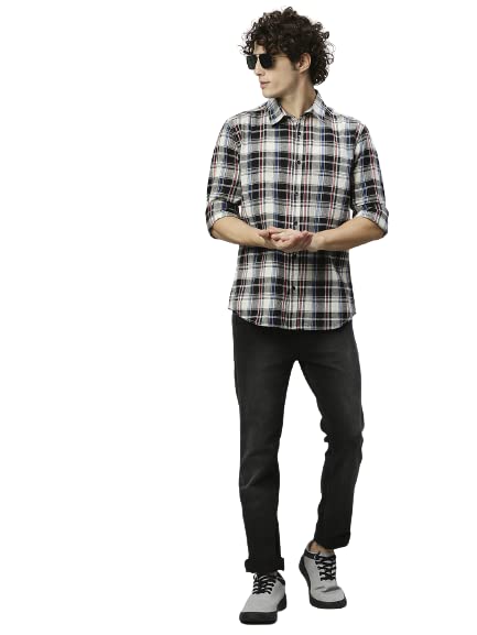 Image of HIGH Star Men Black Jean Slim-Fit Stretchable Jeans