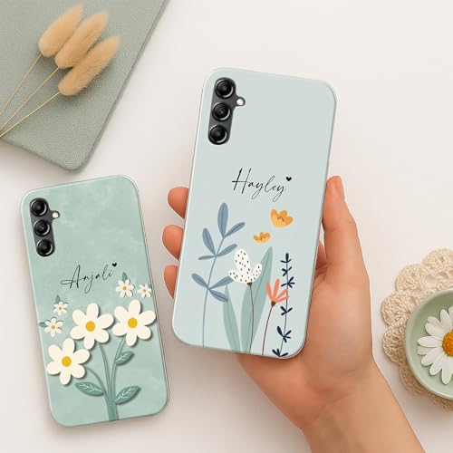 Image of COLORflow Back Cover Compatible with Samsung A14 5G / 4G | Floral Family Customized Back Cover Compatible with Samsung Galaxy A14 5G / 4G