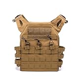 Homeilteds 600D polowanie kamizelka taktyczna wojskowa airsoft paintball ochronna na zewnątrz lekka kamizelka (kolor: khaki)