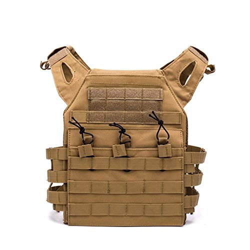 Homeilteds 600D polowanie kamizelka taktyczna wojskowa airsoft paintball ochronna na zewnątrz lekka kamizelka (kolor: khaki)