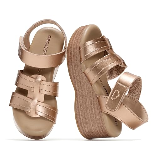Image of Project Cloud Girls Sandals with Adjustable Buckle Wedge Sandals 2026