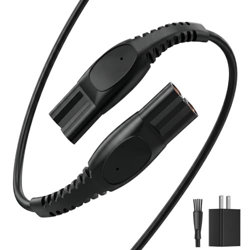 Solopen 2 Charger Cord 5V Fast Charger for Philips OneBlade 360 Replacement Shaver Model X3001 QP2724 QP1924 QP2834 S3341 QP6542 S3243 S7887 QP4631 QP6552 QP4530 Trimmer Razor Power Charger