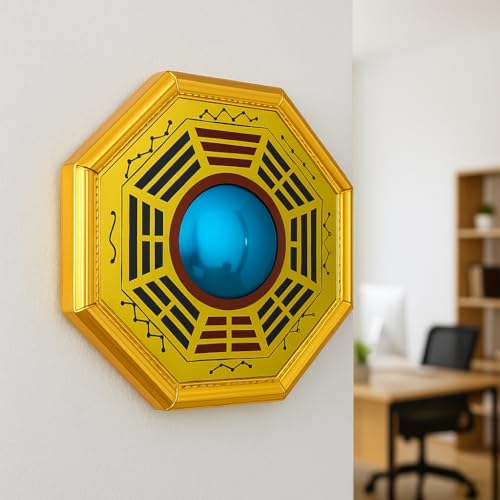 Image of Feng Shui Pakua Mirror | Wall & Door Decor for Positive Energy, Protection & Vastu Correction | Bagua Mirror to Remove Negative Energy (6 Inch)
