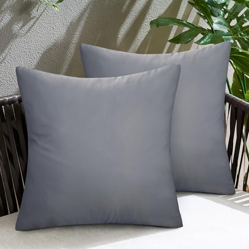 BonBotimen Housses de Coussin Extérieures Résistantes Aux Intempéries et Imperméables Housses Décoratives en Polyester, Faciles À Entretenir, pour Canapé, Balcon...