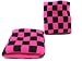 Pink Checkered Wristband Sweatband