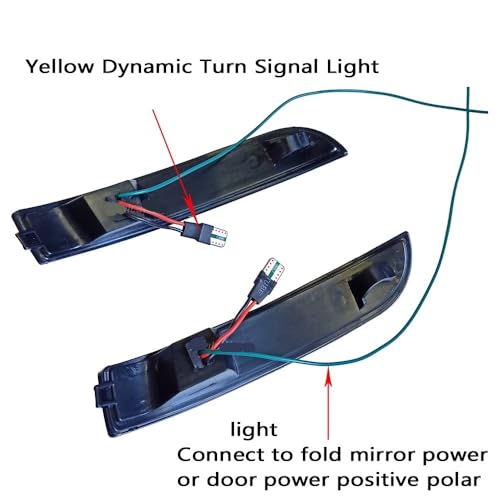 Evita puntos ciegos con luces espejo retrovisor dinámicas Ford C-Max S-Max EcoSport 6
